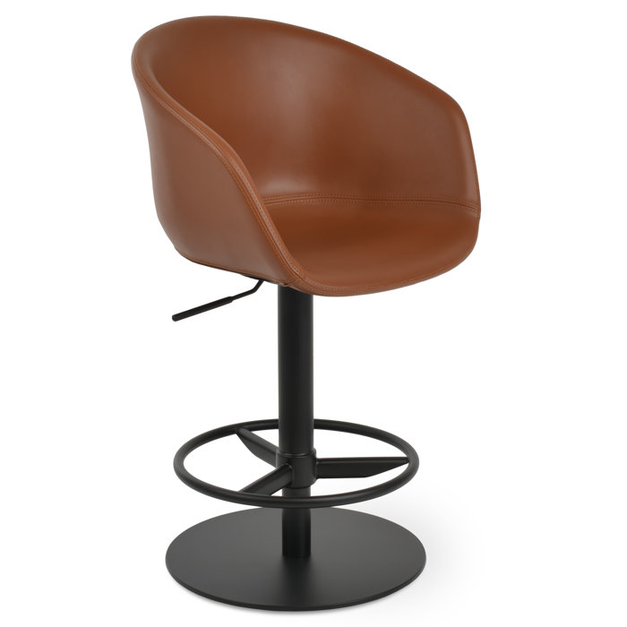 sohoConcept Tribeca Swivel Adjustable Height Bar Stool Wayfair